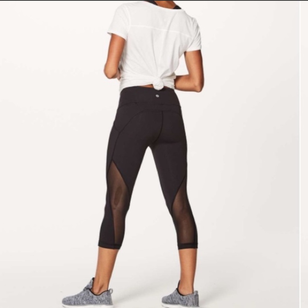 Lululemon Sweat Your Heart Out Crop Pants size 12